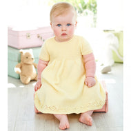 Stylecraft 4 ply 9343 Baby Dress Pattern KNIT