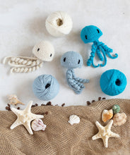 Load image into Gallery viewer, TOFT Mini Mike the Jellyfish Crochet Kit - Exclusive Violet
