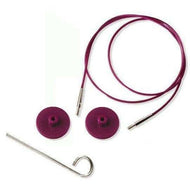 Knit Pro Purple Nylon Coated Cable