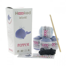 Load image into Gallery viewer, Hoooked Pepper Whale Crochet Kit
