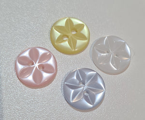 Baby Star Buttons 14 mm