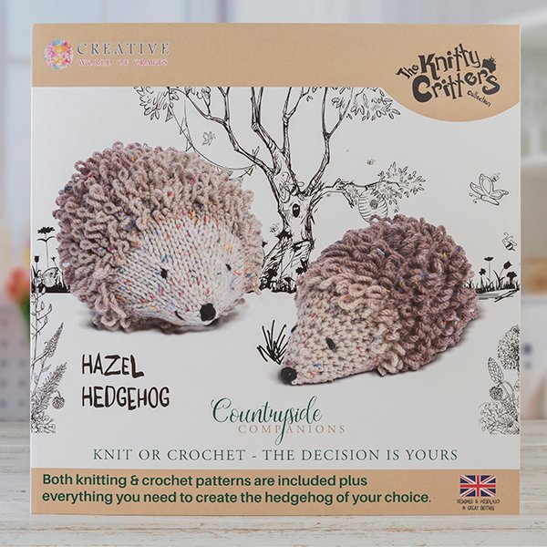 Hazel Hedgehog crochet or knit kit
