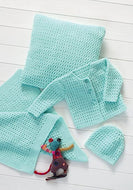 Wondersoft Dk 8570 Baby cardigan, blanket, hat & cushion Pattern CROCHET