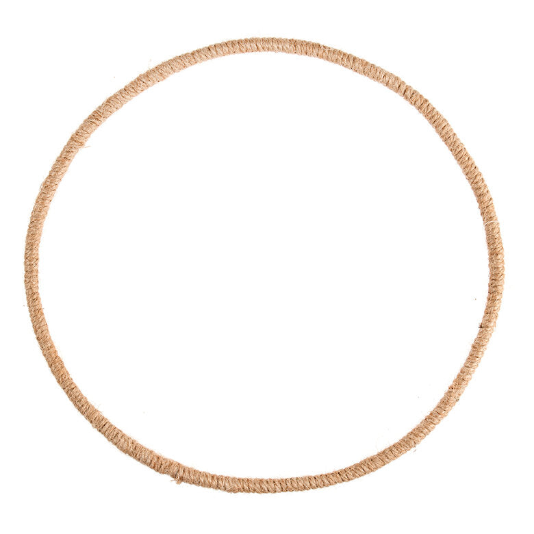 Occasions Jute Wrapped Wreath Base Craft Hoop 25cm