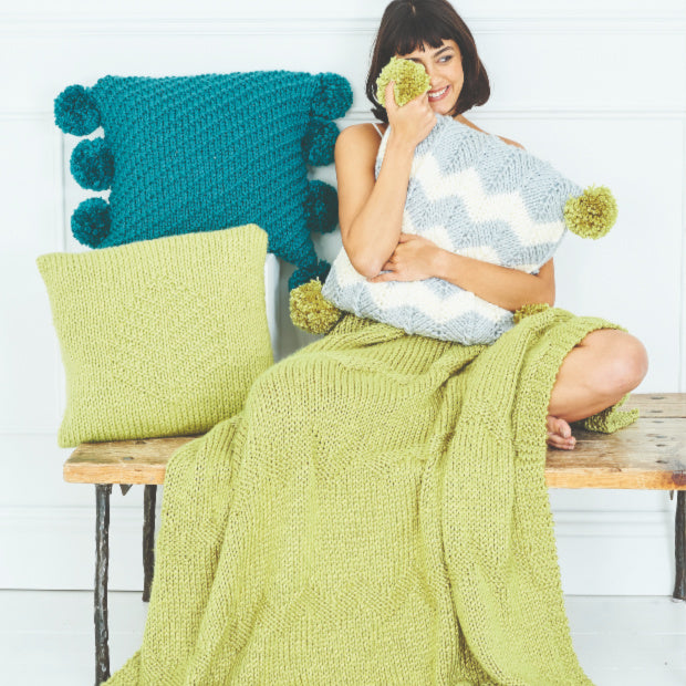 Super Chunky XL Blanket and Cushion Pattern KNIT