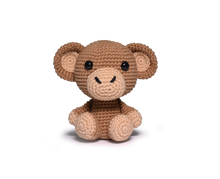 Load image into Gallery viewer, Circulo Safari Baby Crochet Kit- Monkey

