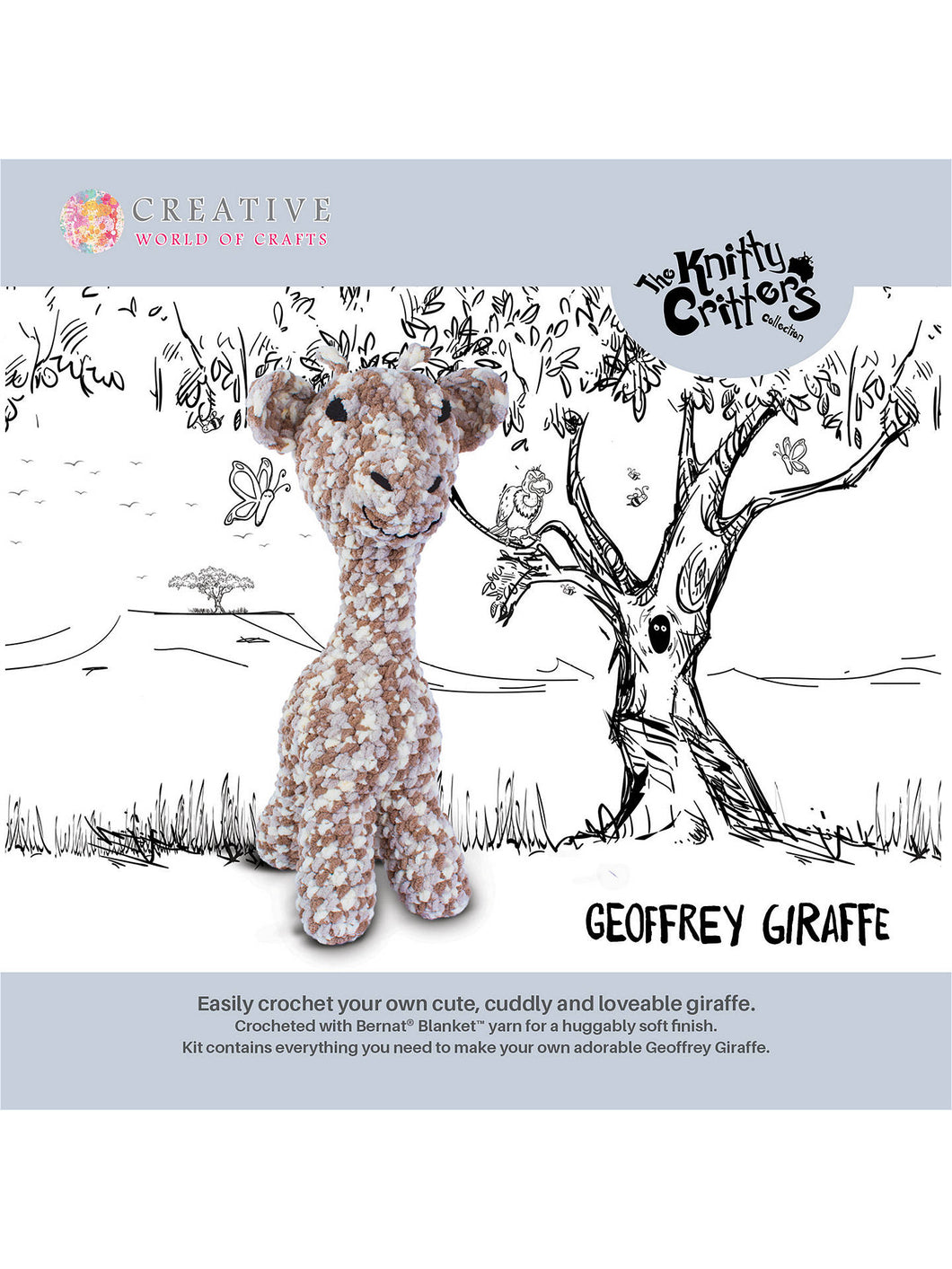 Geoffery Giraffe Crochet Kit