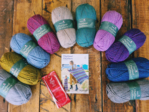 Highland Heathers Blanket Project Pack KNIT