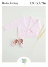 Load image into Gallery viewer, UKHKA 216 Baby Cardigans 6-12 months - 6-7 years Pattern KNIT
