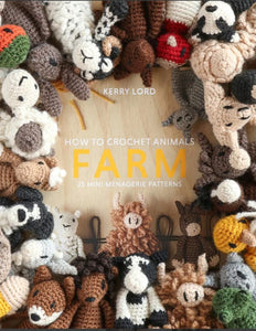 TOFT How to crochet: Farm mini menagerie book by Kerry Lord