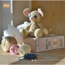 Load image into Gallery viewer, Basil the Mouse Crochet Kit
