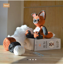 Load image into Gallery viewer, Hartley the Fox Crochet Kit
