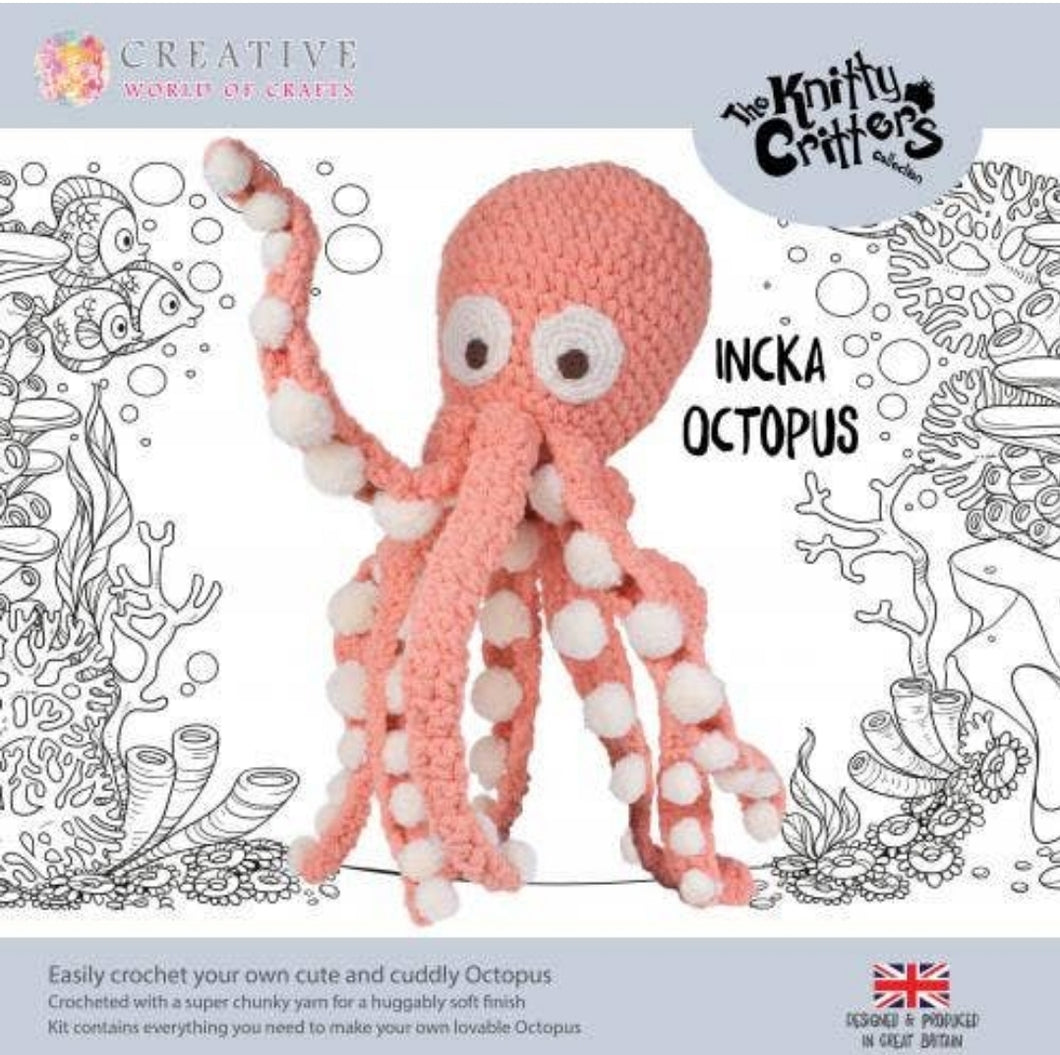 Inka the Octopus crochet kit