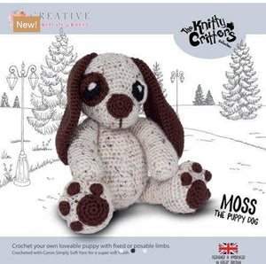Moss the Puppy crochet kit