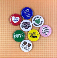 Yarn Lover Badge Set