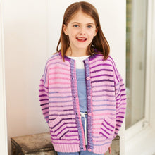 Load image into Gallery viewer, Special Dk/Wondersoft Merry go round 9398 Kids Jumper and Cardigan Pattern 2-11 years KNIT
