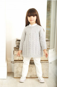 Special Dk 9399 Girls Top and Tunic pattern 2-11 years KNIT