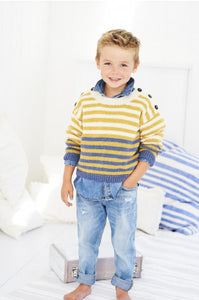 Bambino Dk 9603 Sweaters Pattern Birth to 7 Years KNIT