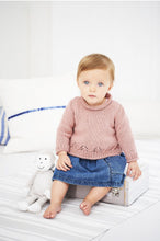 Load image into Gallery viewer, Bambino Dk 9606 Jumper and Cardigan Pattern Birth to 5 Years KNIT
