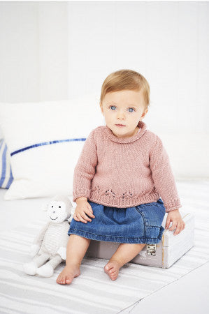 Bambino Dk 9606 Jumper and Cardigan Pattern Birth to 5 Years KNIT